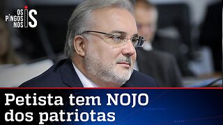 Senador do PT que atacou Ana Paula manifesta ódio a patriotas