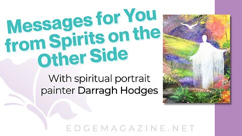 Jurema Speaks with Spiritual Portrait Painter Darragh Hodges