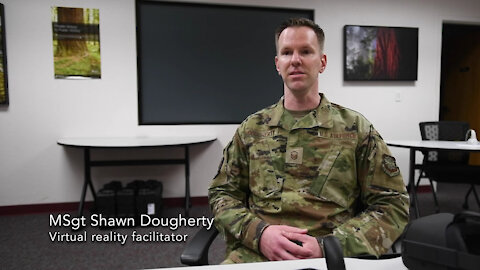 Interview DoD tests VR suicide prevention training at Scott and Travis AFBs