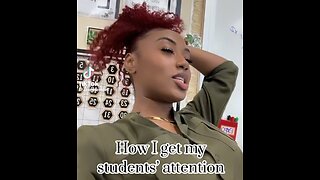 Black teacher explains how one of her kids lusted after her & uses sexy reds lyrics to teach