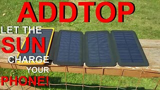 Check Out This ADDTOP 4 Panel Solar Charger!