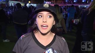 VGK fans celebrate Game 3 victory at Downtown Las Vegas wwatch party