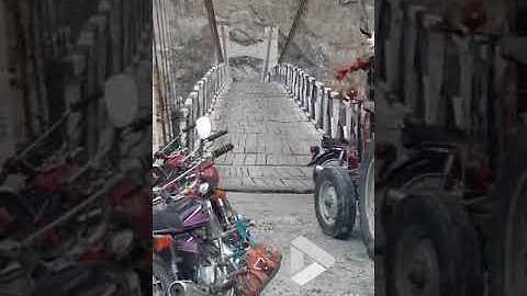 Scary suspension bridge in Skardu Valley || Viral Video UK