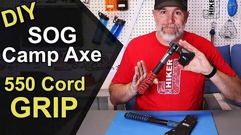 SOG Camp Axe with DIY Grip