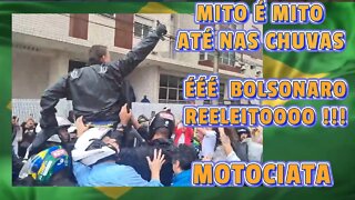 AGORA MOTOCIATA EM PRAIA GRADE SANTOS SP COM BOLSONARO