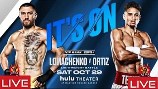 VASYL LOMACHENKO vs JAMAINE ORTIZ FULL FIGHT 🥊 BRADY JR - TIGER JOHNSON 🐅 - RAMIREZ #TWT