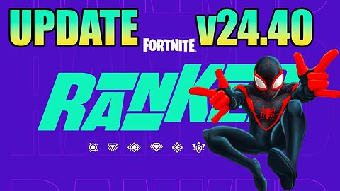 FORTNITE UPDATE! RANKED AND MILES MORALES!