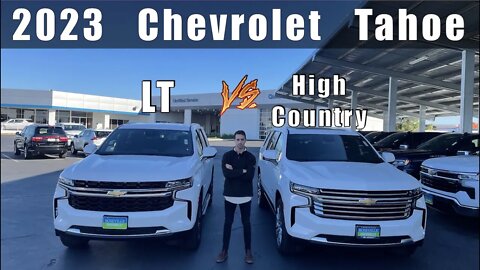 HUGE difference LS vs High Country 2023 Chevrolet Tahoe - review