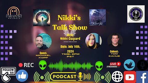 Nikki's Talk Show Podcast Interview with Michael Newkopf & Cohost Tom Cahue