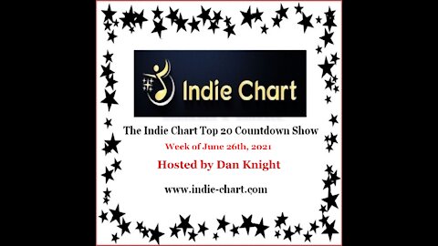 Indie Chart Top 20 Countdown Show for June 26th