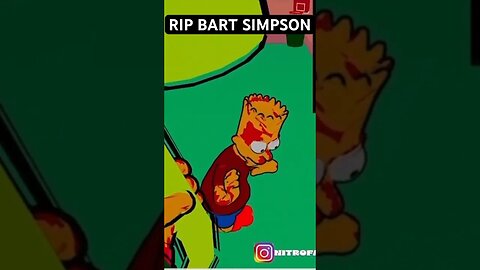 RIP BART SIMPSON THEY MADE ME DO IT ! #simpson #simpsons #scarygaming #scarygames #funnygame