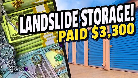 LANDSLIDE OF TREASURE in this $3,300 STORAGE UNIT ~ storage wars extreme unboxing mystery boxes