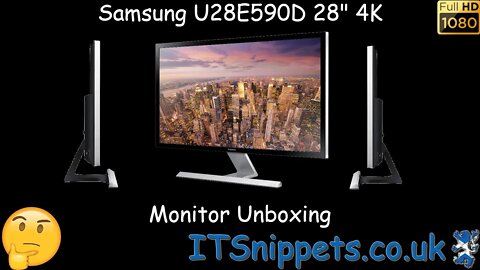 Samsung L28E590D 28" 4K Monitor (@youtube, @ytcreators)