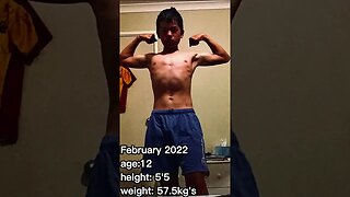 1 Year 13 YEAR OLD Body Transformation