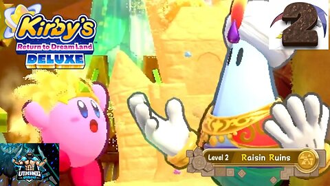 Kirby's Return to Dreamland Deluxe Playthrough Part 2: Raisin Ruins