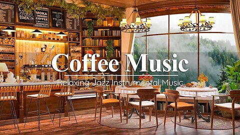 Cozy Coffee Shop Ambience ☕ Smooth Jazz Instrumental Music - Relaxing Jazz Music for Work, Study