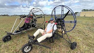 Interview with PPG Grandpa after flying a tandem trike at AirSports USA in Florida February 17, 2023