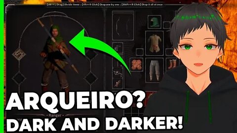 JOGANDO DE ARQUEIRO! A MELHOR CLASSE DO DARK AND DARKER?? GAMEPLAY - PT - BR