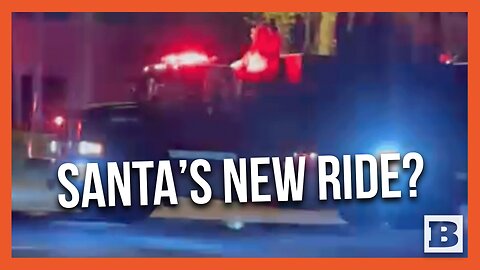 Santa Ditches Sleigh for a Fire Truck Adventure, Spreads Cheer in South Carolina Neighborhood
