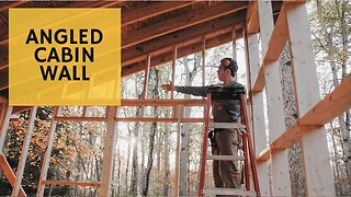 Another wall up! - Cabin Build Ep.8