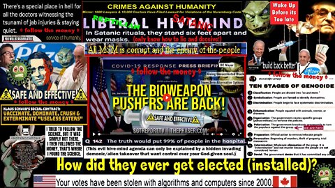 Must See! THE BIOWEAPON PUSHERS ARE BACK! - Attorney Tom Renz (please see description)