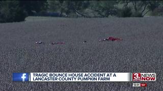 Toddler injured in bounce pad accident has died