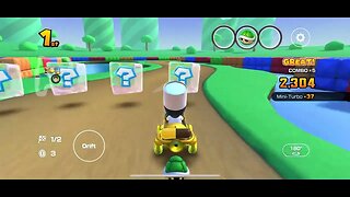 Mario Kart Tour - SNES Donut Plains 3 Gameplay