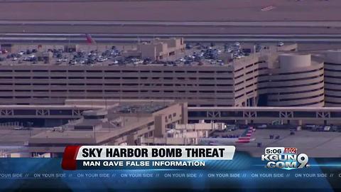 Police: Man who disrupted Phoenix airport said he had a bomb