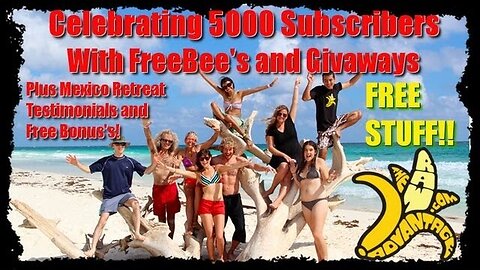 Celebrating 5000 Subscribers With Freebies and Giveaways!