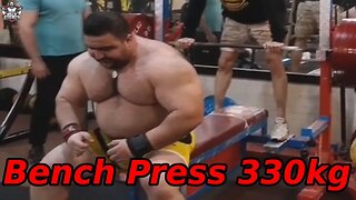 Strength Monster - Bench Press 330kg/728lbs