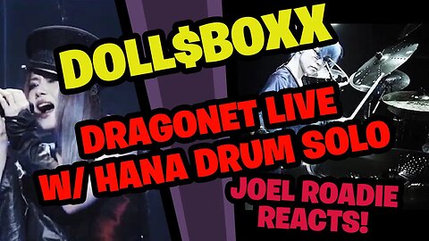 DOLL$BOXX - Dragonet + Hana drum solo live - Roadie Reacts