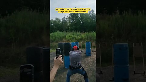 👮‍♂️🚔👮‍♂️Mike Stage 5 #uspsa #shorts #production #ipsc #colonialrpc #competition #unloadshowclear