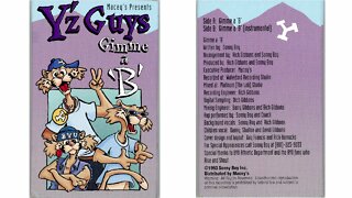 The Y'z Guys "Gimme a B" Cassette single - BYU rap - Side B (instrumental)