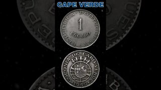 Cape Verde 1 Escudos 1949.#shorts #coinnotesz #viral