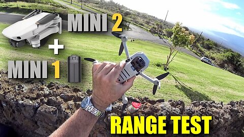 DJI MINI 2 Range Test with MINI 1 Battery - How Far Will It Go? (Bonus Search & Rescue!)