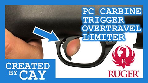 Ruger PC Carbine / Charger - "Double Tap" Trigger Over-travel Limiter - Shoot Faster!