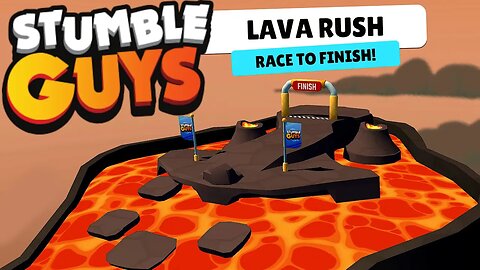 First Time Playing "Lava Rush" | Stumble Guys (No Commentary)