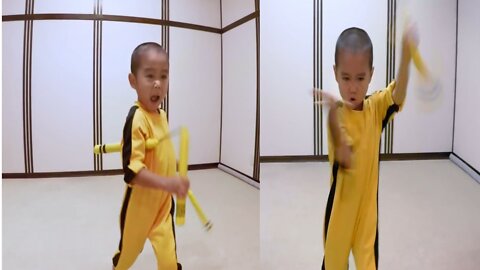 Mini Bruce Lee - Just Five Year Old