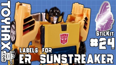 TOYHAX Labels for ER Sunstreaker | SticKit #24