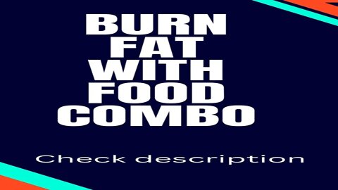 BURN FAT WITH FOOD COMBINATION | 8 Foods Combinations To Lose Weight #shorts