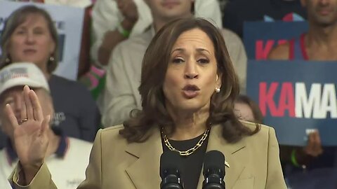 ‘He talks a big game, but he does not walk the walk’: VP Harris on Trump’s immigration stance