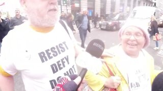 FREEDOM WORLDWIDE LONDON PROTEST/RALLY, JOE JOHNSON REPORTS