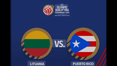 PUERTO RICO 🇵🇷 vs LITHUANIA 🇱🇹 REPECHAJE 2024