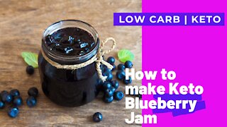 Keto | Low Carb Blueberry Jam