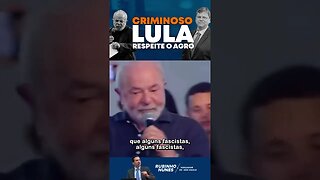 Respeite o agro, Lula! É vital para o desenvolvimento do país. #tarcisio #shorts #agro #direita