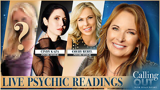 Calling Out w/ Susan Pinsky: Surprise Celeb Joins Cindy Kaza & Colby Rebel For LIVE Psychic Readings