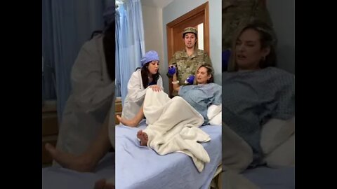 Military reunion goes wrong while wife gives birth!