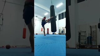 Kick, Punch, Elbow and Knee the Bag (28)