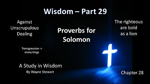 Wisdom - Part 29
