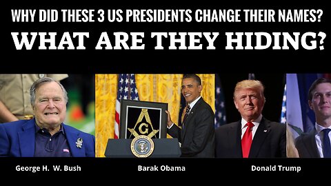 Why did these 3 US Presidents Change Their Names?